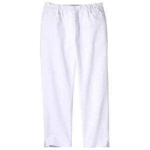 Atlas for Women Womens/Ladies Stretch Cropped Pants / White